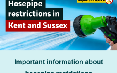 Hosepipe restrictions have now been lifted